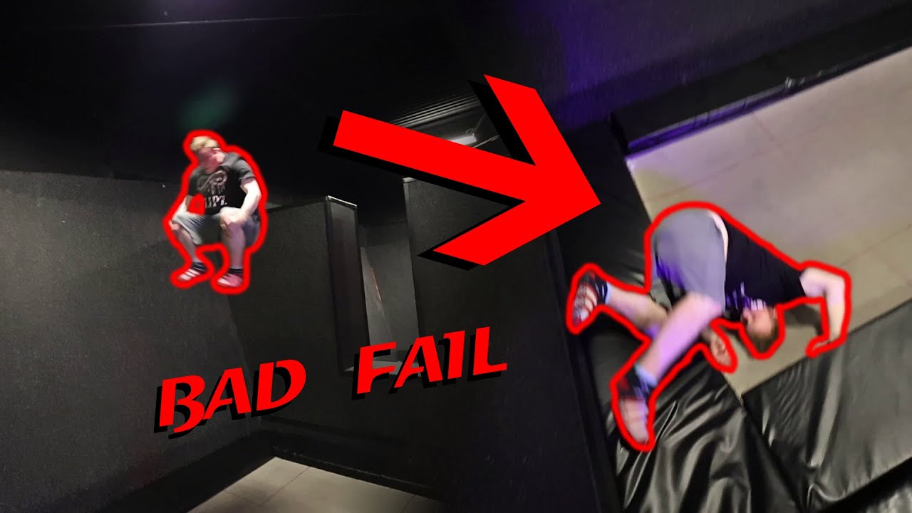 CRAZY TRAMPOLINE FAIL - YouTube