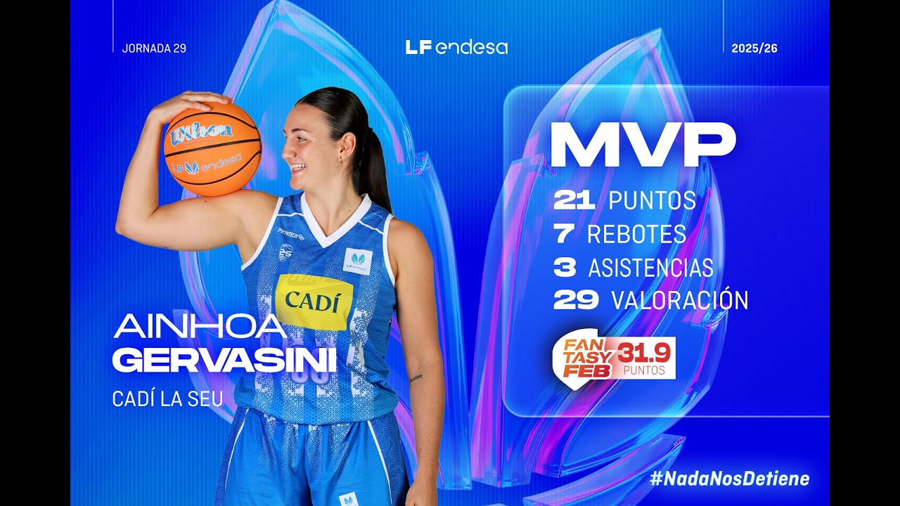 LF ENDESA | Ainhoa Gervasini, MVP de la jornada 29