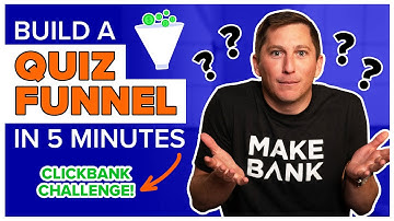 How to Create a Quiz Funnel/Survey Funnel for ClickBank - Affiliate Marketing Tutorial