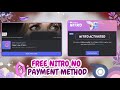FREE NITRO | *NO PAYMENT METHOD REQUIRED* | OFFER ENDS ON 20th MARCH