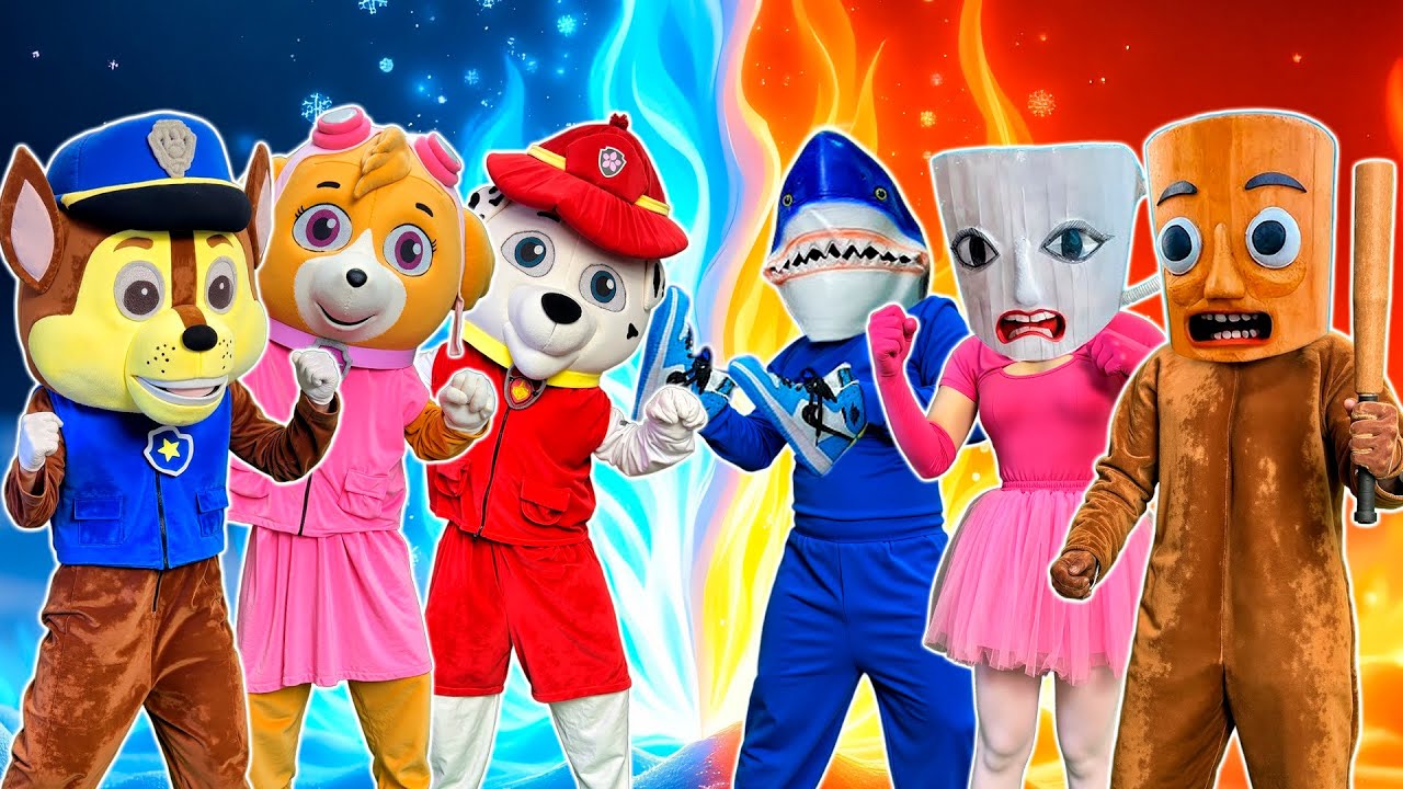 パウ・パトロールの世界を襲うブレインロット団！