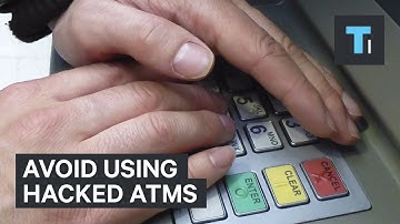 Avoid using hacked ATMs