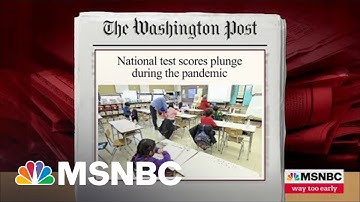 National Test Scores Fall To Lowest Levels In Decades