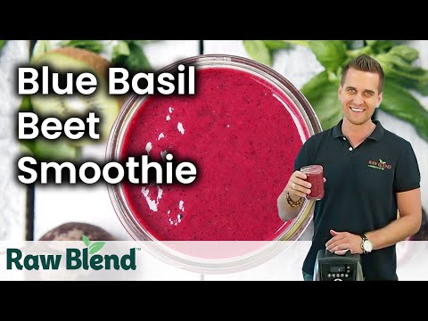 how-to-make-a-blue-basil-beet-smoothie-in-a-vitamix-ascent!