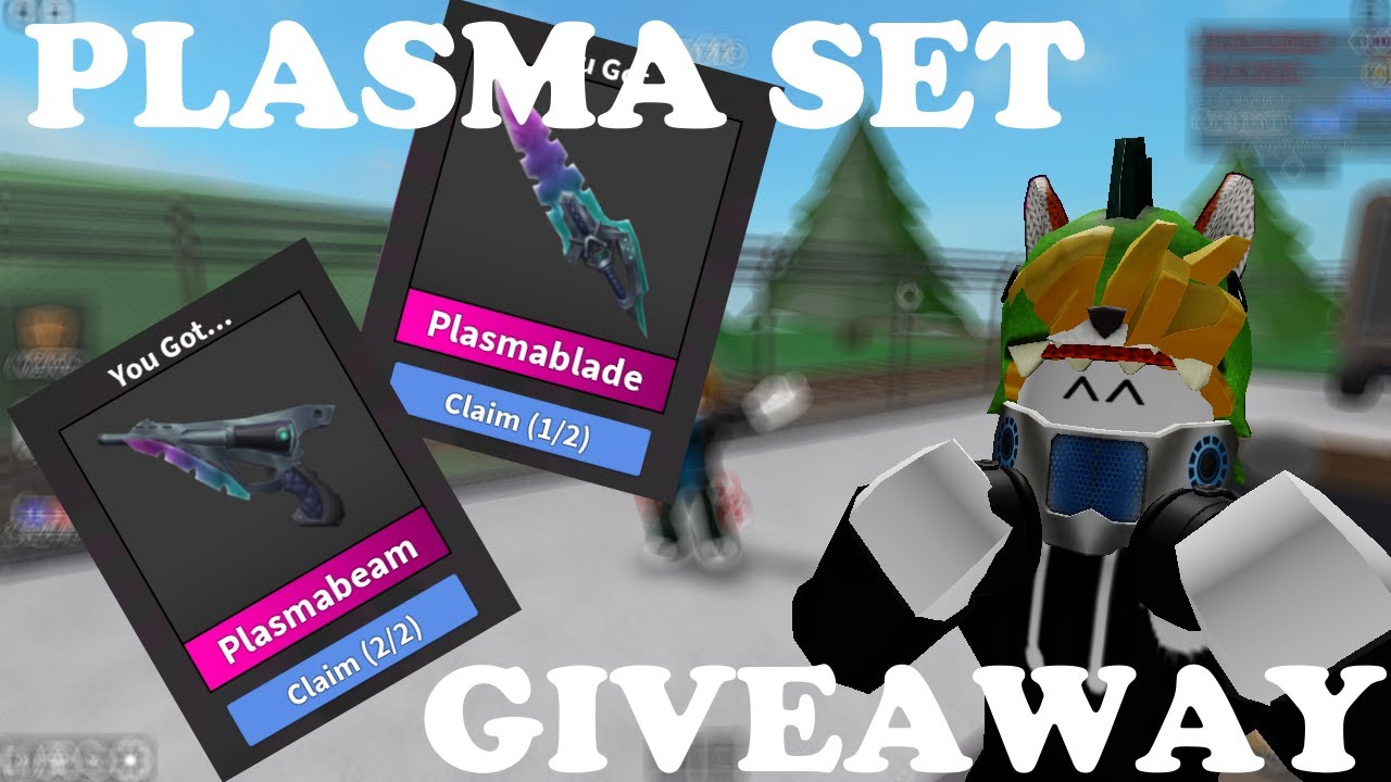 PLASMA Set Giveaway! Roblox MM2 YouTube