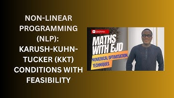 17. Karush-Kuhn-Tucker (KKT) Conditions with Feasibility