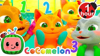 Count the Three Little Kitten Mittens | CoComelon Animal Time  Learning with Animals