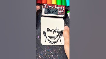 Drawing Zoro in 50Sec