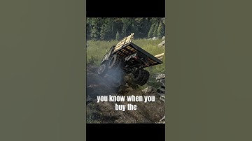 When you don’t read the fine print #shorts #snowrunner