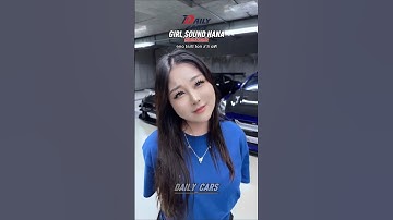 Hana Girl Sound😘❤Like for hana or gtr #automobile #hana #jdm #gtr35 #dodge #nissangtr #car #edit