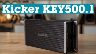 Kicker KEY500.1 mono subwoofer amp with automatic signal processing |  Crutchfield