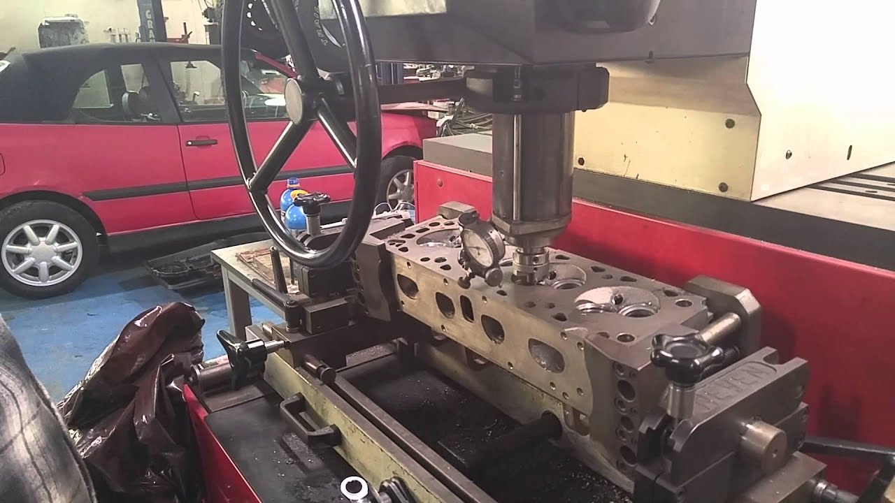 Cutting a brand new closed chamber head for big va