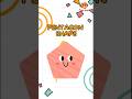 Pentagon Shape Song for Kids | Learn 5 Sides &amp; 5 Corners | Slow Shape Learning.