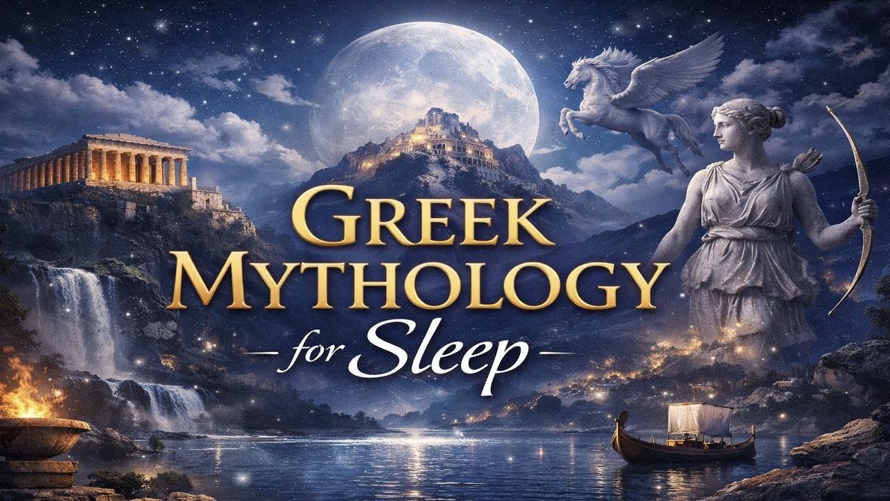 Fall Asleep to Greek MYTHOLOGY | Calm Storytelling & Soft Music - YouTube