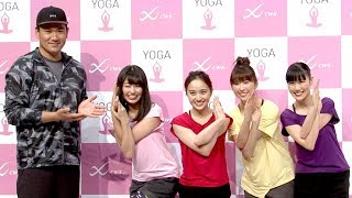 ももクロ、高級焼き肉を懸けてヨガ対決！