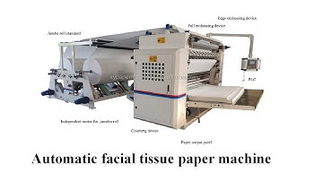 7 lines interfold facial tissue paper converting machine