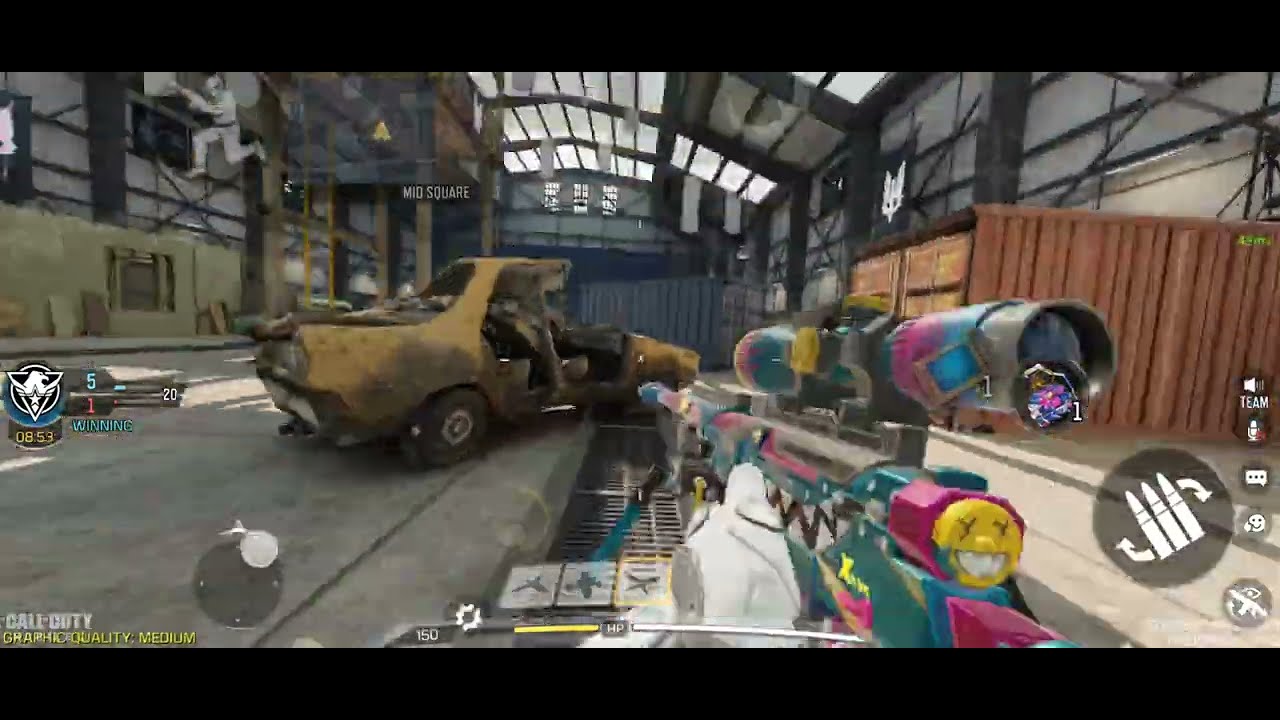 1v1 Sniper in CODM (killhouse)[5] DLQ-PunkPower