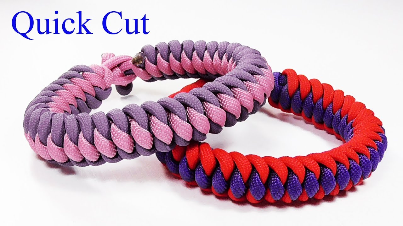 Paracord Bracelet West Country Whipping Bracelet Design Quick Cut