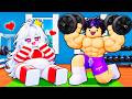 Gordos VS Fuertes AMOR PROHIBIDO en Roblox Brookhaven