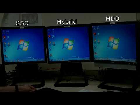 SSD vs  HDD vs  Seagate Hybrid SSHD