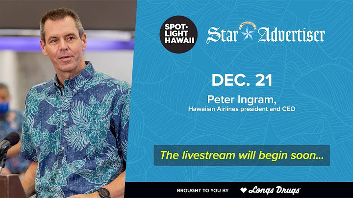 Hawaiian Airlines president and CEO Peter Ingram joins Spotlight Hawaii