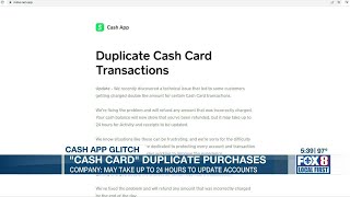 Cash App says some people are being charged twice for transactions