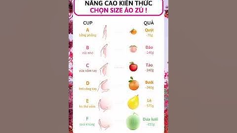 NÂNG CAO KIẾN THỨC || CÁCH CHỌN SIZE ÁO NGỰC