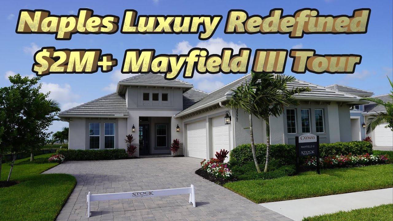 This $2M Florida Home Has It ALL | Mayfield III by Stock Luxury Homes in Caymas, Naples