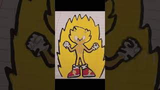 Ap Presenting Drawing Of Super Sonic