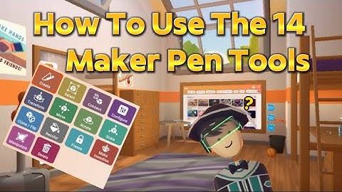 How To Use The 14 Maker Pen Tools! | INK Splash Studios Tutorial | Rec Room