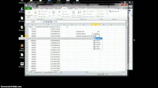 Random Sampling using Microsoft XLS