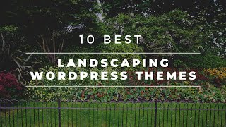 Best Landscaping WordPress Themes | ThemesRain