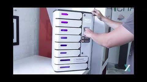 How The UVC 8 Chamber UV-C Charging Locker Operates