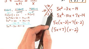Solving Equations with Rational Expressions Practice 6 - Visualizing Algebra