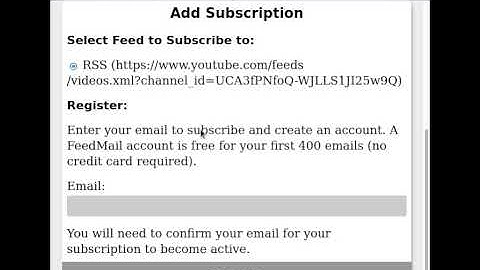 How to get Email Notifications for a YouTube Channel using FeedMail