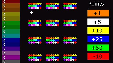 Elimination Collect Points Battle Marble Race in Algodoo