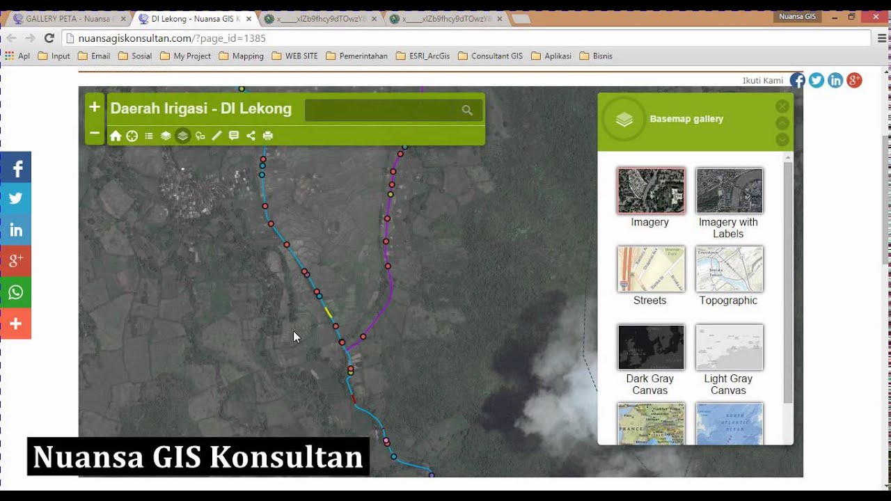  Cara  Penggunaan Aplikasi  WEB GIS Basic View YouTube