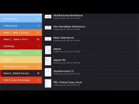 How I take notes in Notability on iPad 5th Gen Guide Part #2