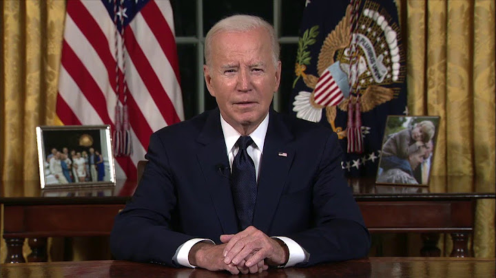 President Biden Oval Office address on Israel and Ukraine