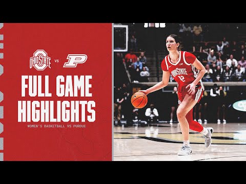 Ohio State vs. Purdue Full Game Highlights, 12.31.25