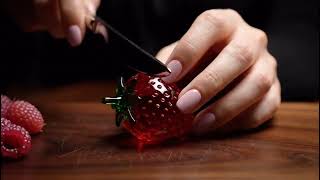 ASMR Strawberry Cutting 🍓 | Soft Slices & Juicy Fruit Sounds screenshot 2