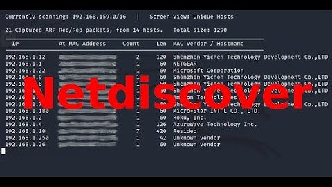 HOW TO USE NETDISCOVER: A POWERFUL TOOL FOR NETWORK DEVICE DISCOVERY