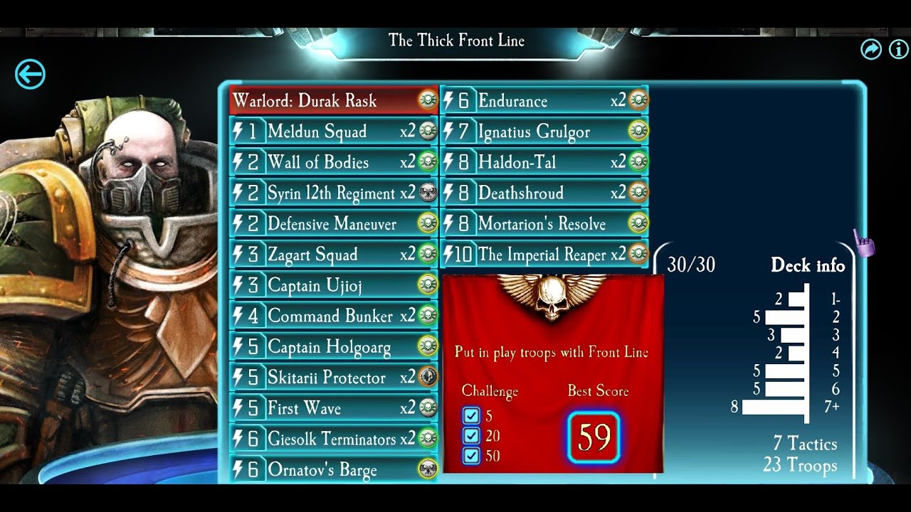 Th-Meme Deck 40: The Thick Front Line (Durak Rask) - Horus Heresy ...