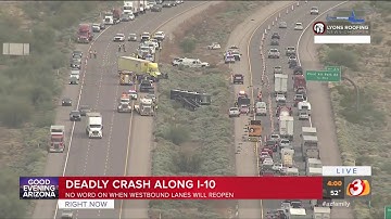VIDEO: Deadly crash on I-10