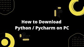 How to Install Python and Pycharm in 2022 | Python and Pycharm For Window 7/8/10