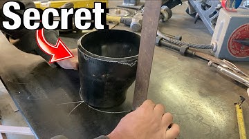 This is the Way to Find the Center of a Eccentric Reducer