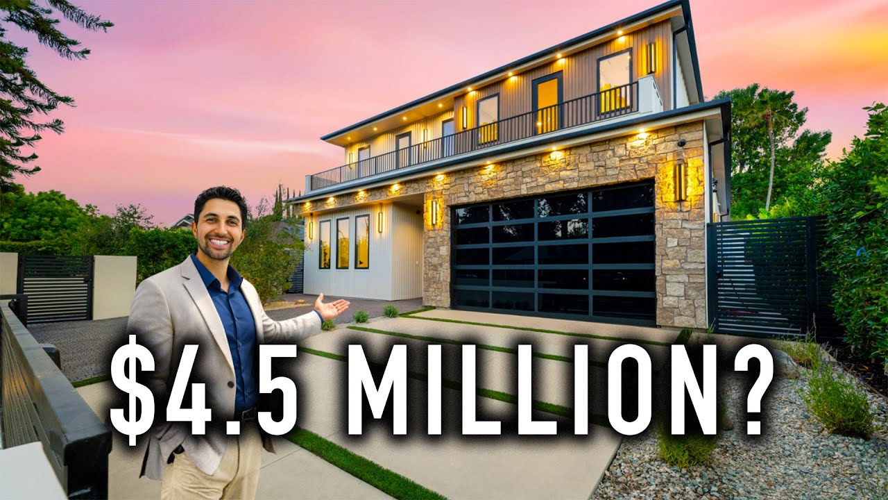 Touring a $4.5M Luxury "Starter Home" in Encino