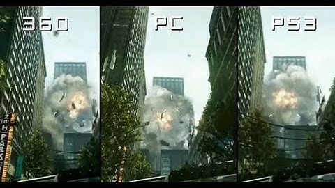 Crysis 2: PS3 vs Xbox 360 vs PC - Console Comparison Montage