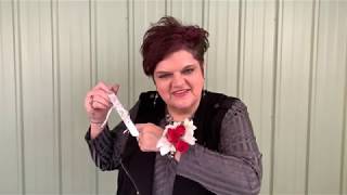 Creating a wristlet with the new Angelyn slap bracelet!