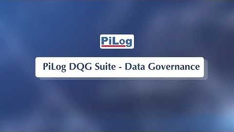 PiLog DQG Suite - Data Governance
